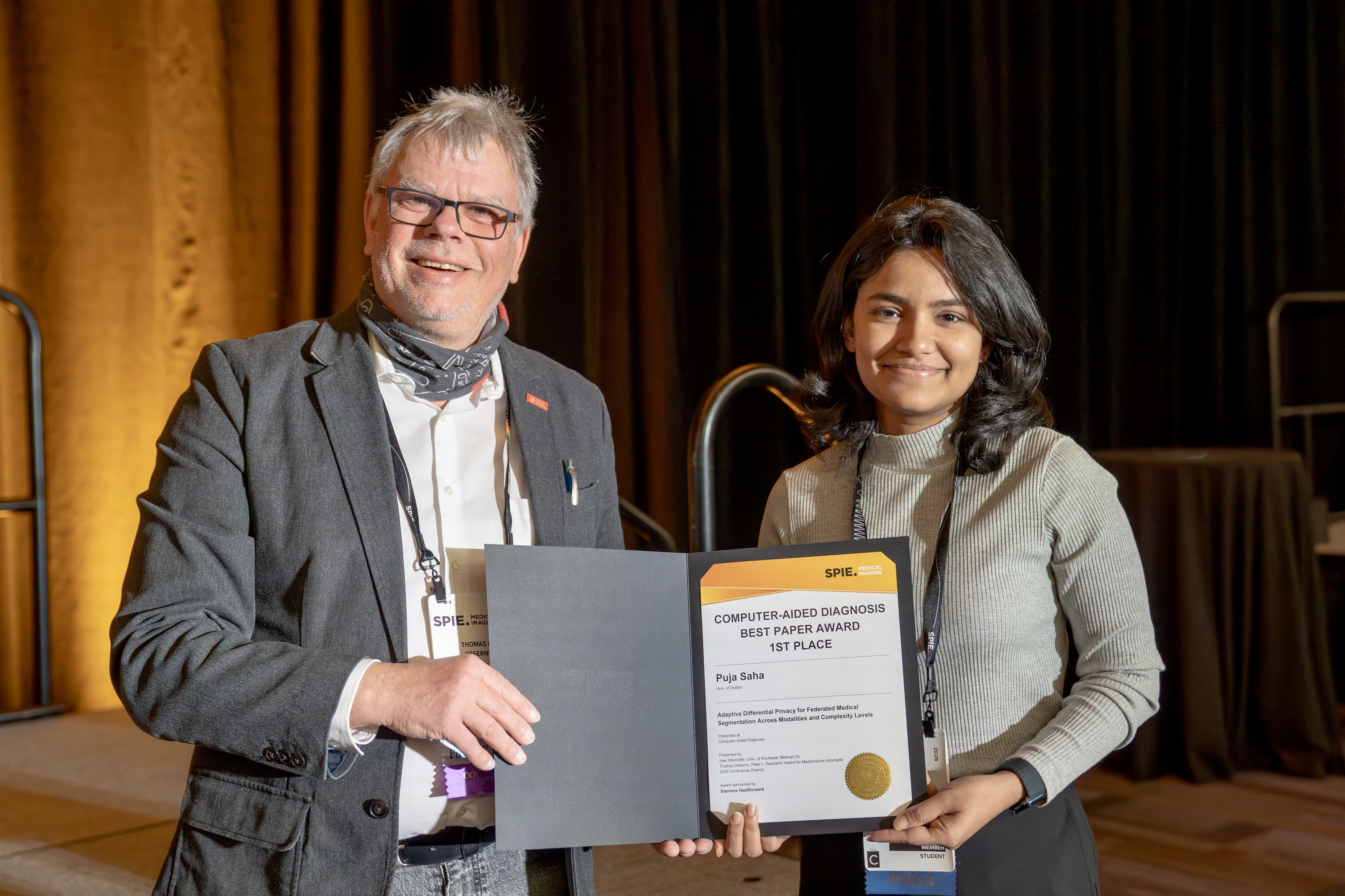 SPIE conference moment 2