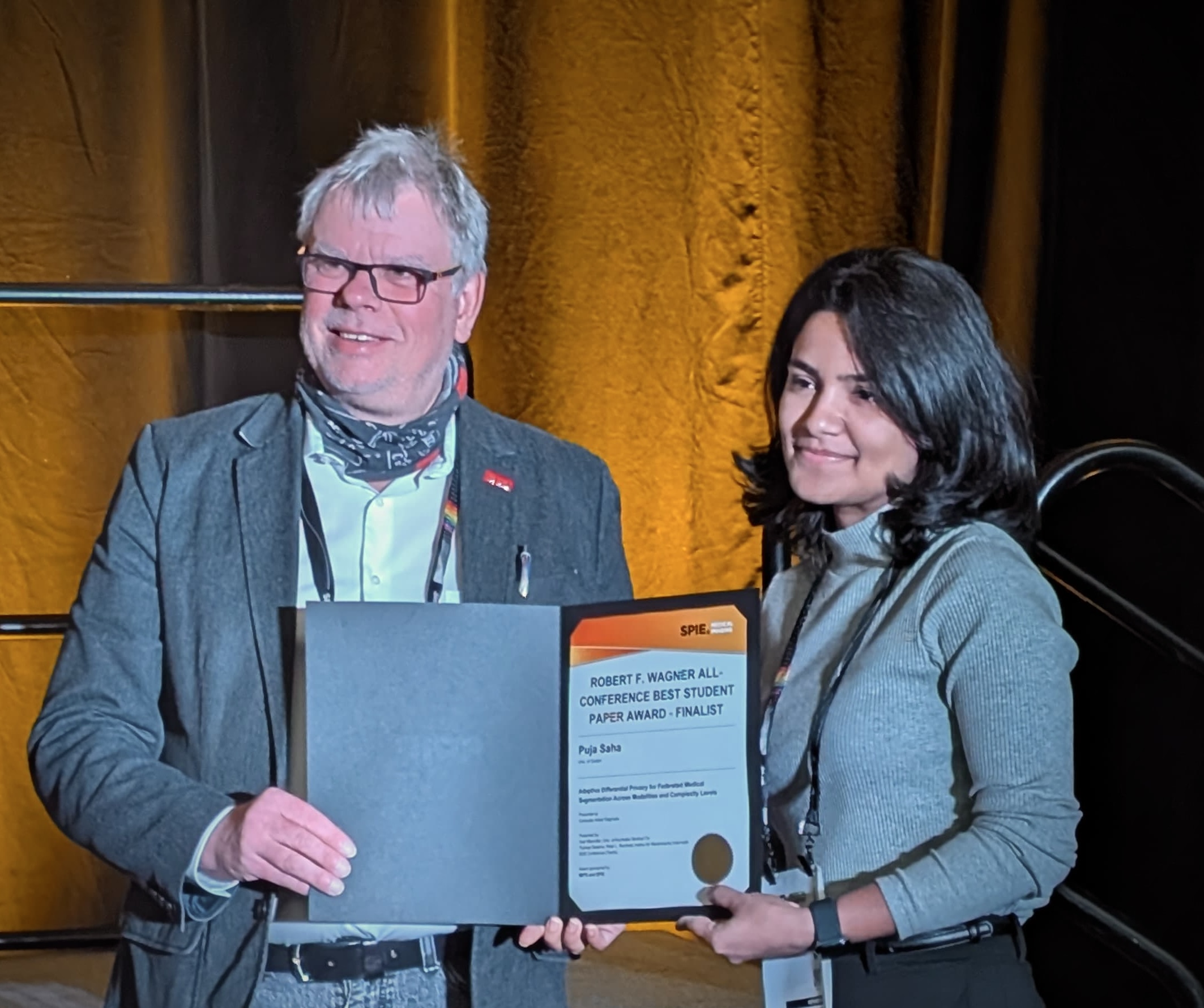 SPIE conference moment 1