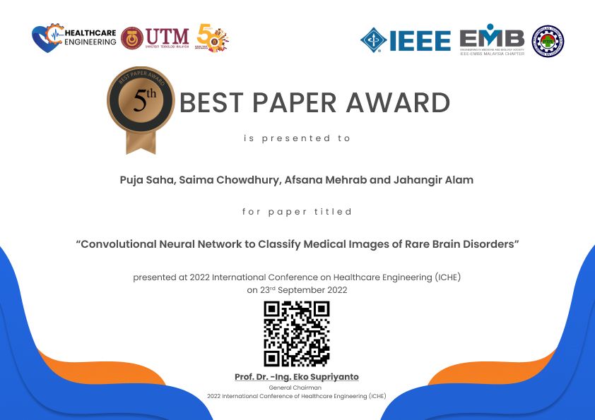 5th Best Paper Award